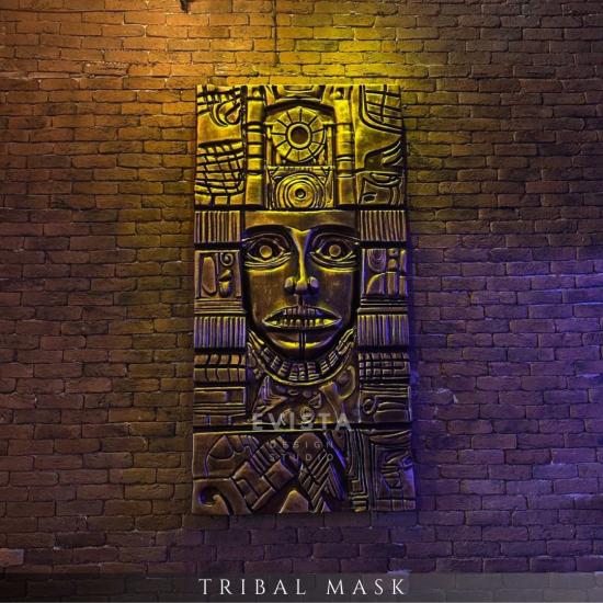 Tribal Mask Limited Edition Duvar Totem