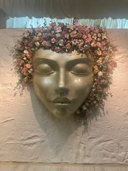 Flora Duvar Heykeli 130x120 Cm