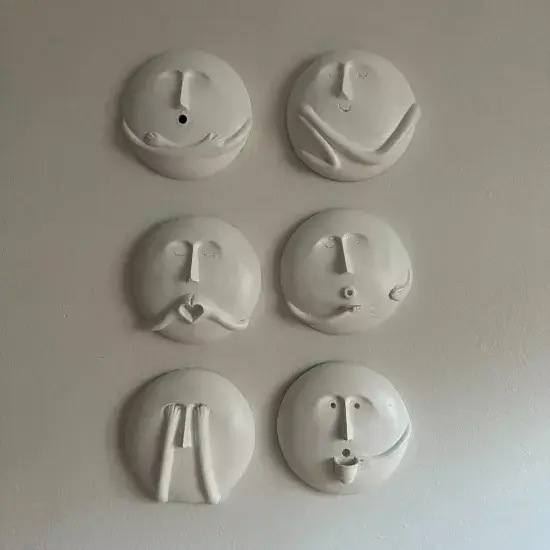 Emojiler Duvar Heykeli Seti